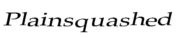 Plainsquashed字体