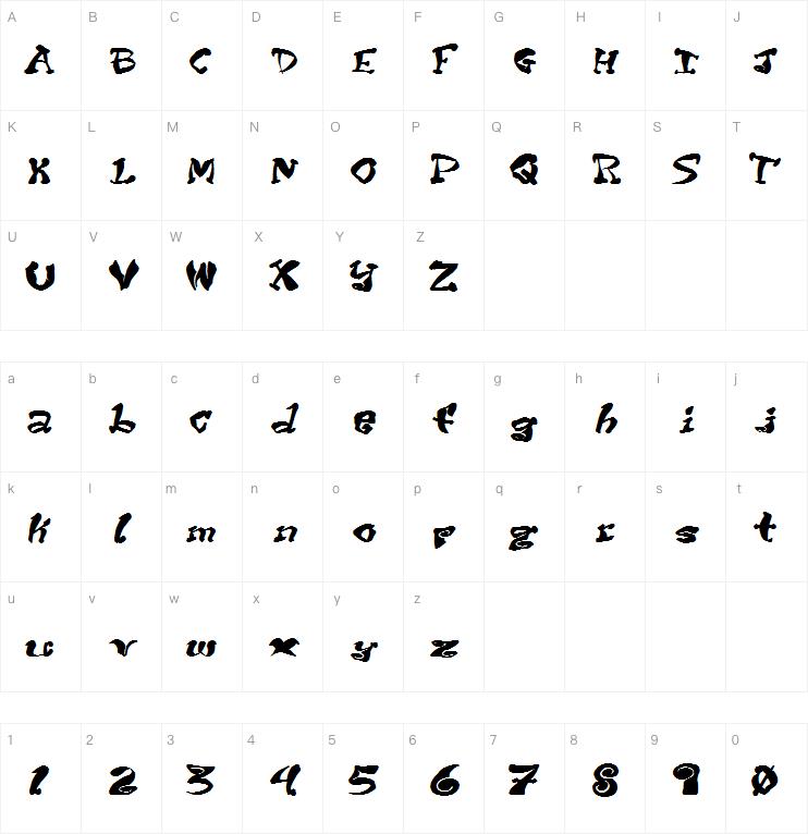 Purpletentacle字体