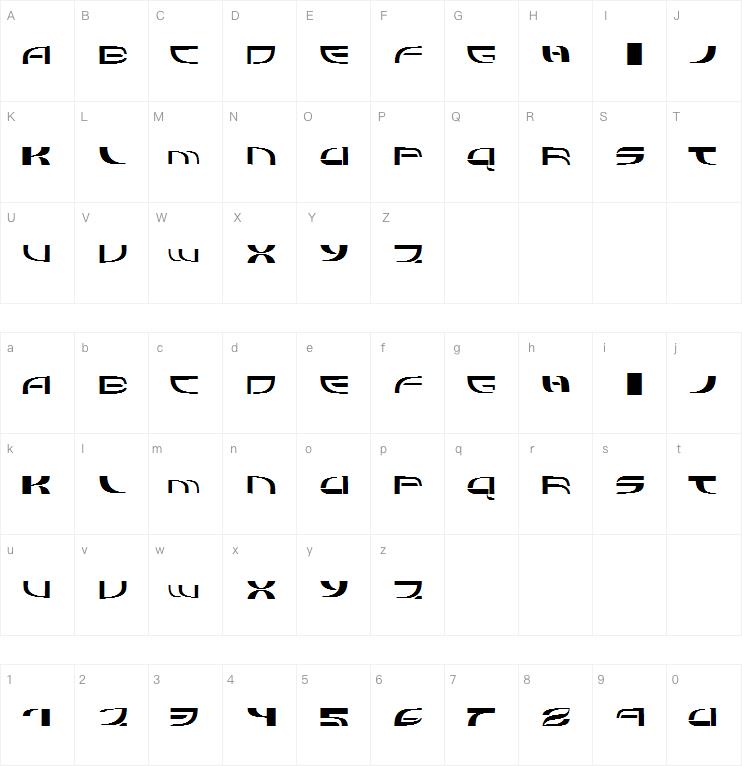 Refluxed字体