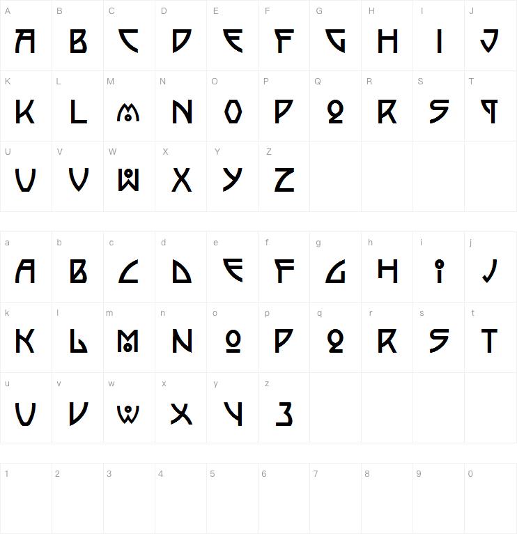 Semiramis字体