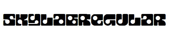 SkylabRegular字体