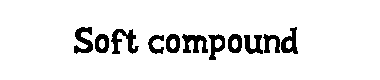 Soft compound字体