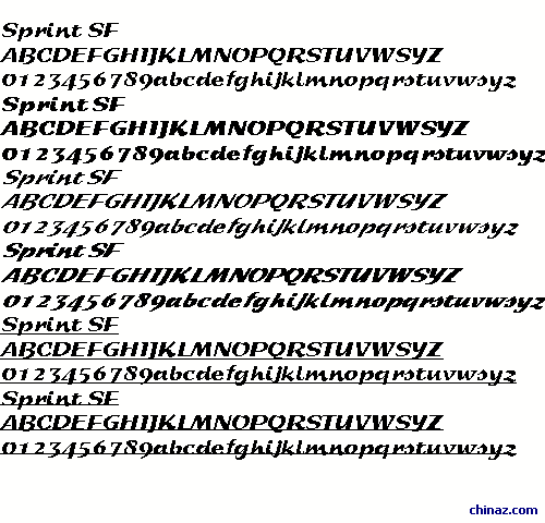 Sprint SF字体