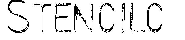 Stencilc字体