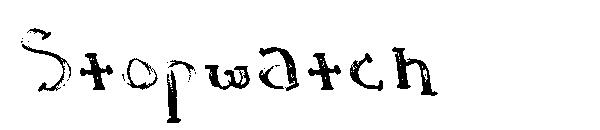 Stopwatch字体