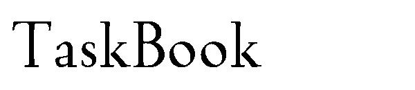 TaskBook字体