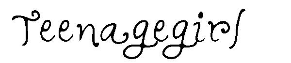 Teenagegirl字体