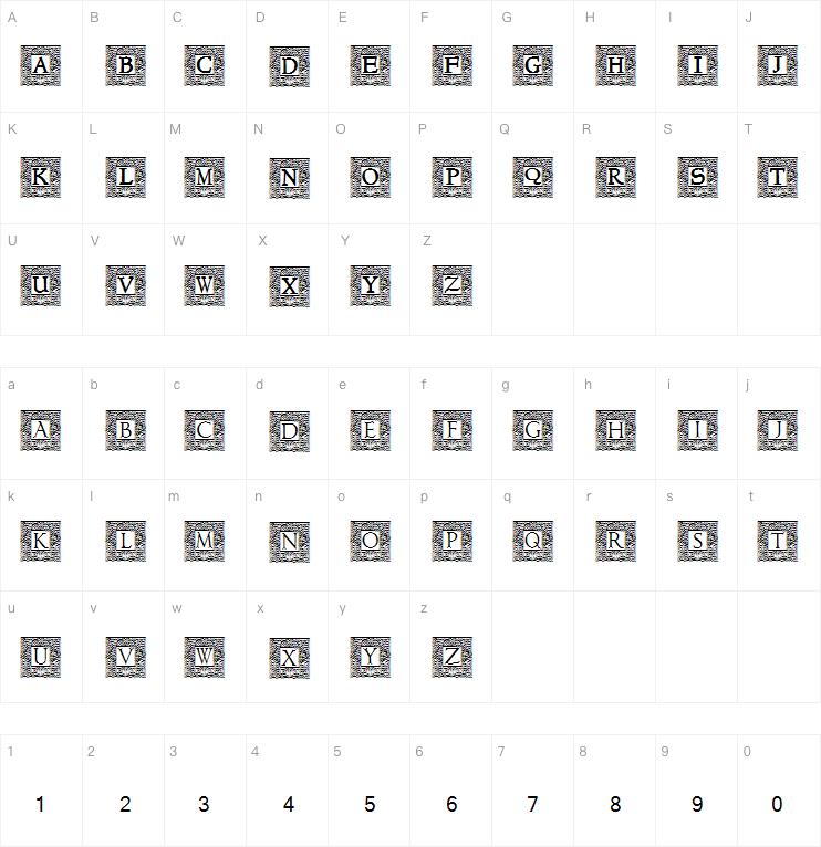 Topiaryinitials字体