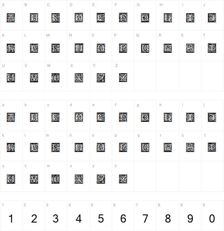 Typographerwoodcut字体