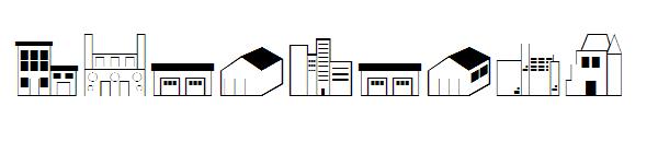 Buildings字体
