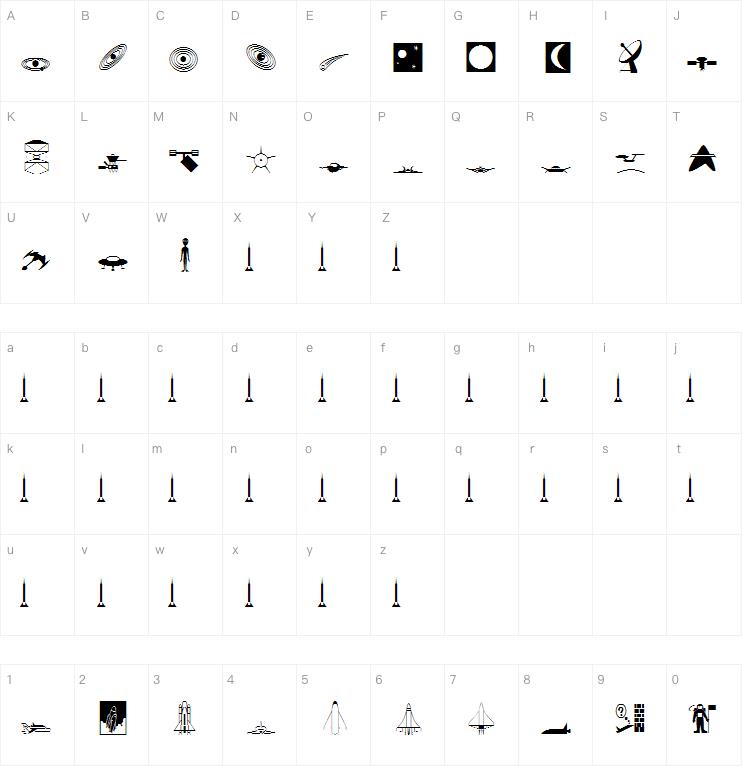 Space字体