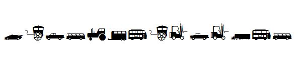 Transportation字体