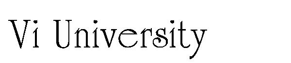 Vi University字体