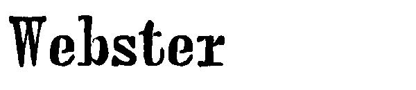 Webster字体