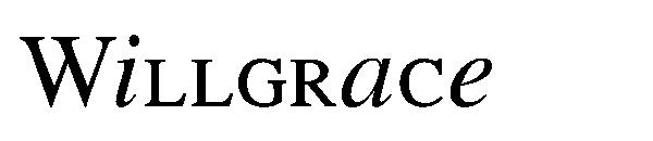 Willgrace字体
