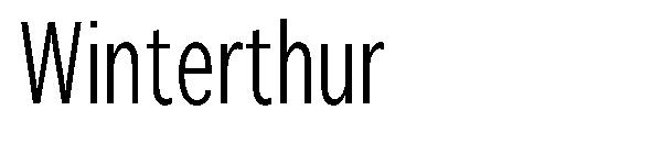 Winterthur字体