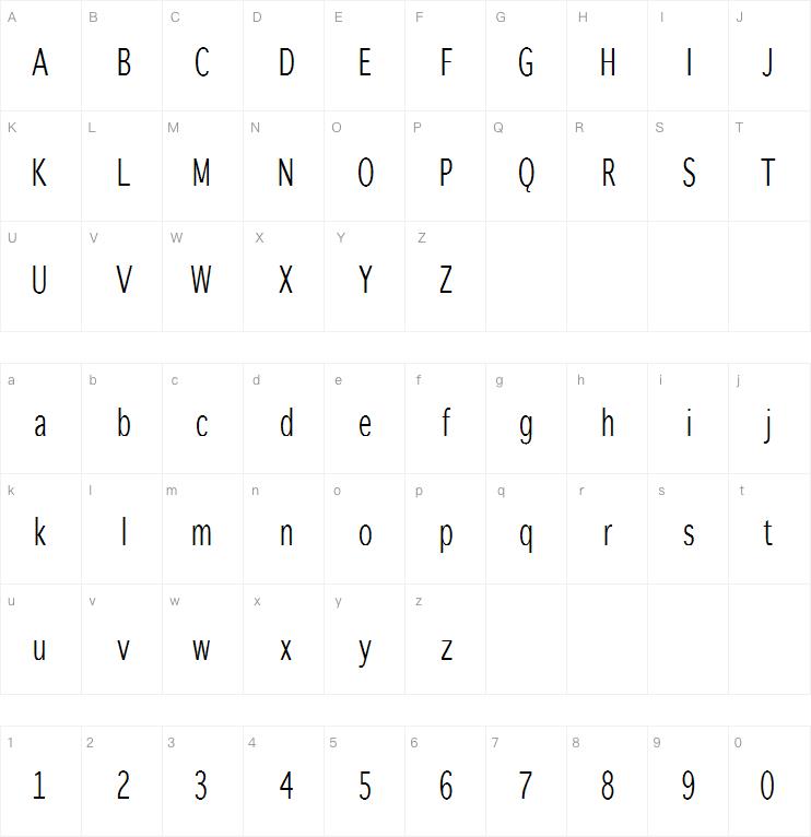 Winterthur字体