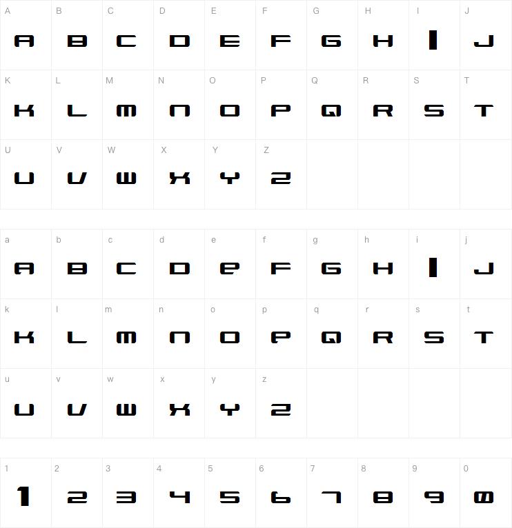 Xenobrod字体