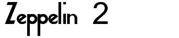 Zeppelin 2字体a