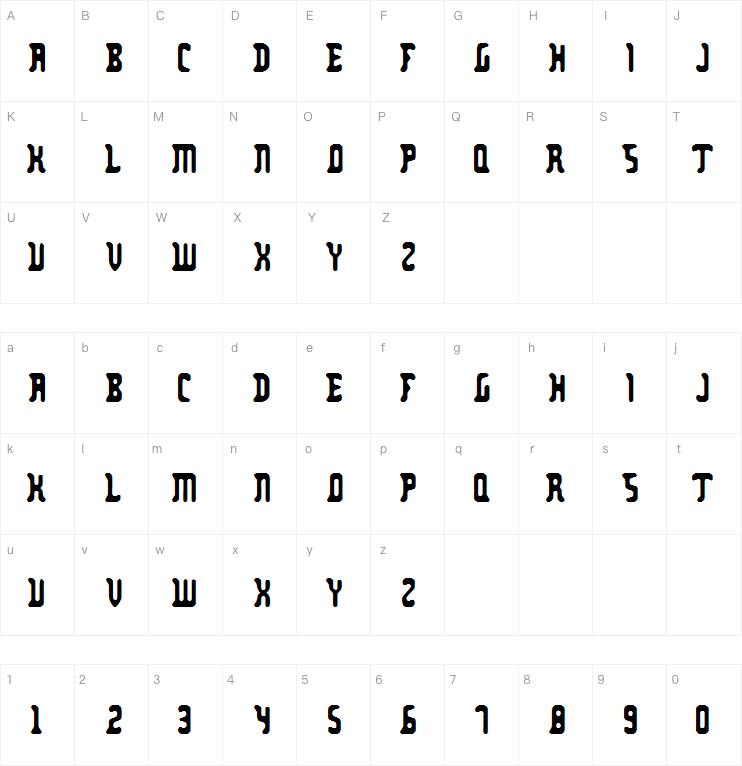 Zodillin字体