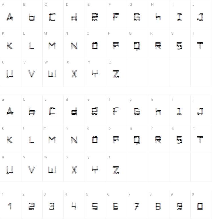 Zoe the zebra字体