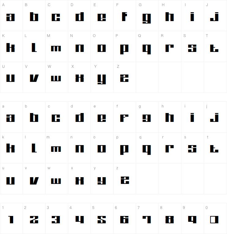 Zone字体c