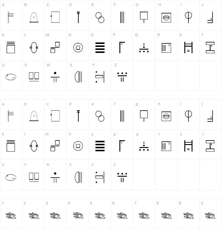 Zx7_code字体