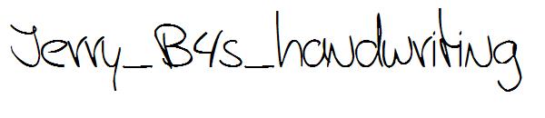 Jerry_B4s_handwriting