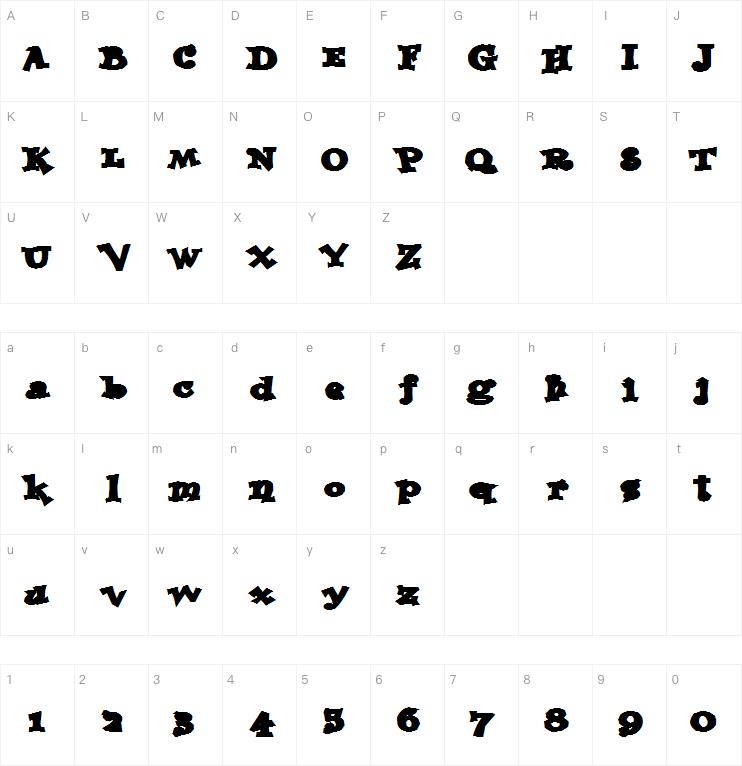 HERBART字体