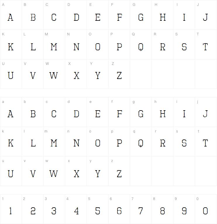 octin vintage字体