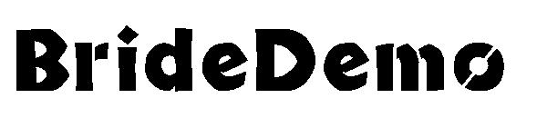 BrideDemo字体