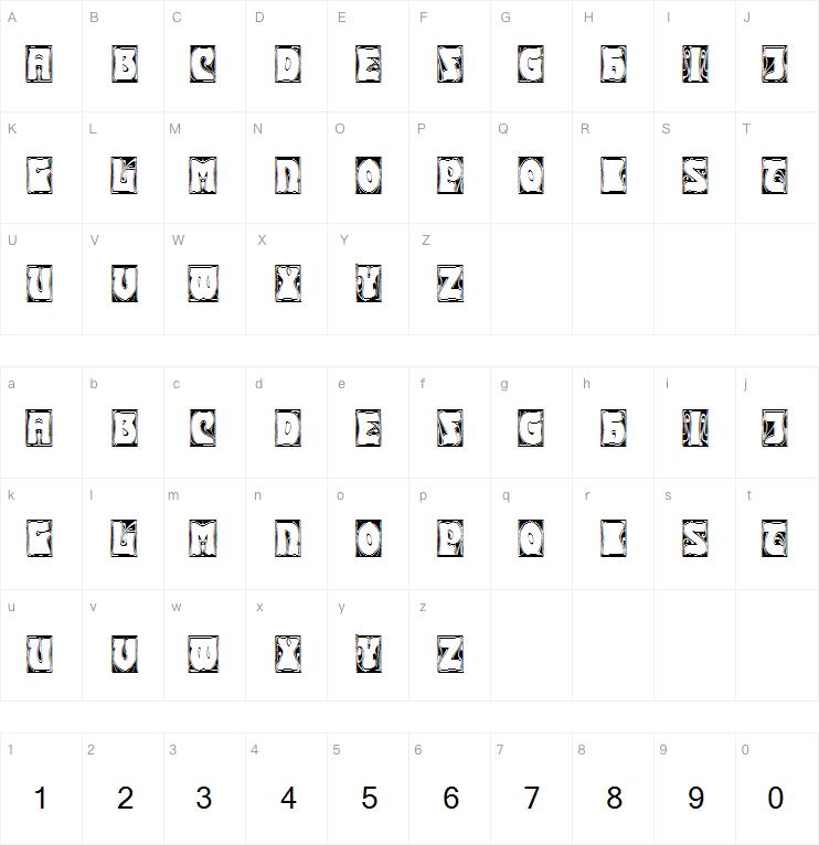 Carmen CapsOutside字体