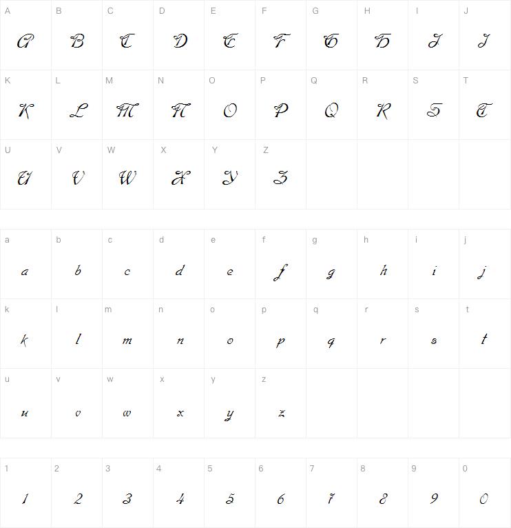 JAMILA字体