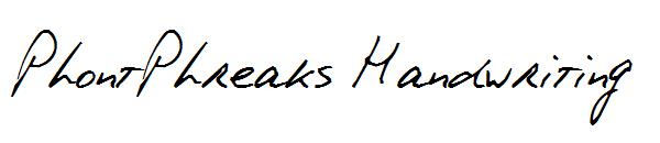 PhontPhreaks Handwriting