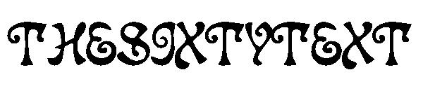 THESIXTYTEXT字体