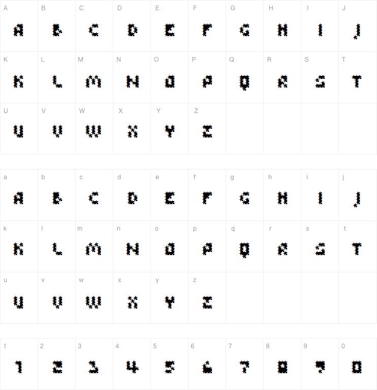 ffu_puzzle字体