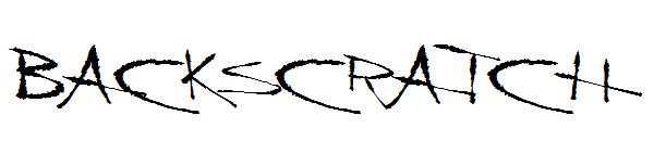 BACKSCRATCH字体