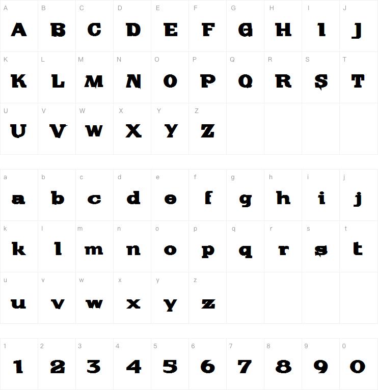 MICHELANGELO字体