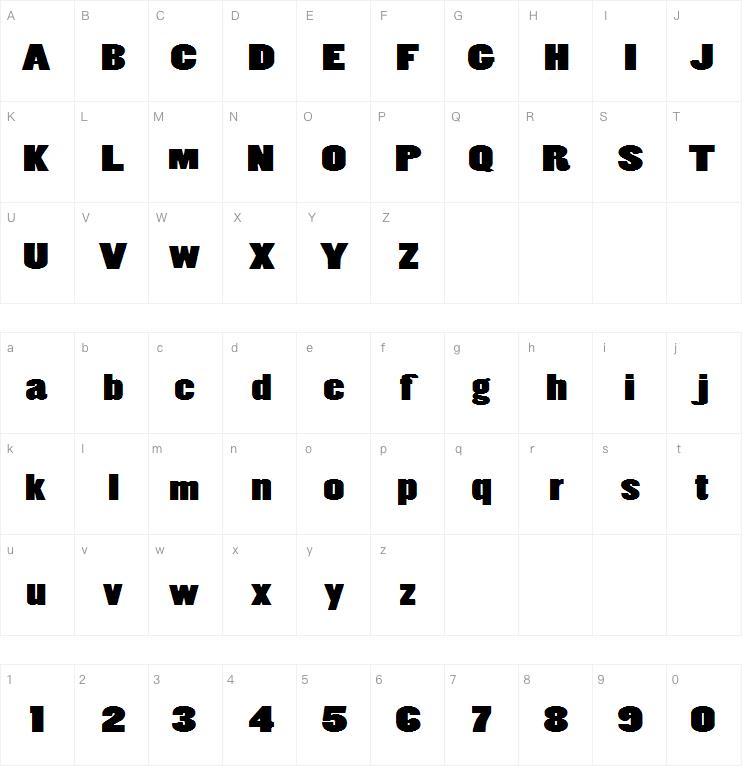 MANCALLED字体