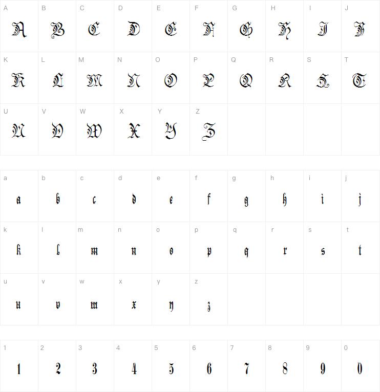 Otto_bismarck字体