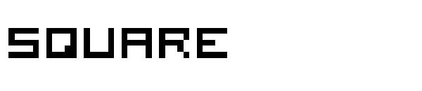 square字体