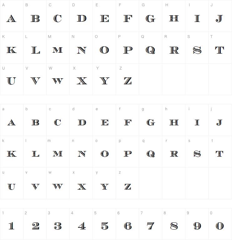 CAMPBELL字体