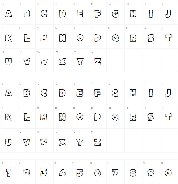 AK COOKIES字体