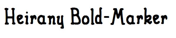 Heirany Bold-Marker字体