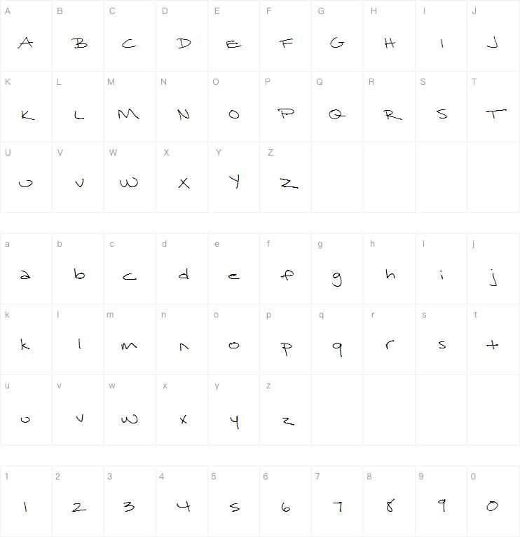 SurrenderedHeart字体