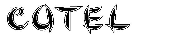 CUTEL字体
