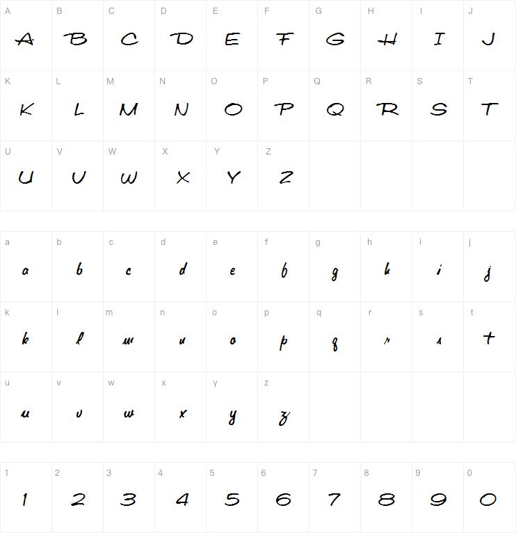 FLUCTUANT字体