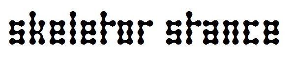 Skeletor Stance字体