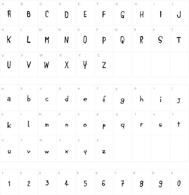 JEMBOhands字体