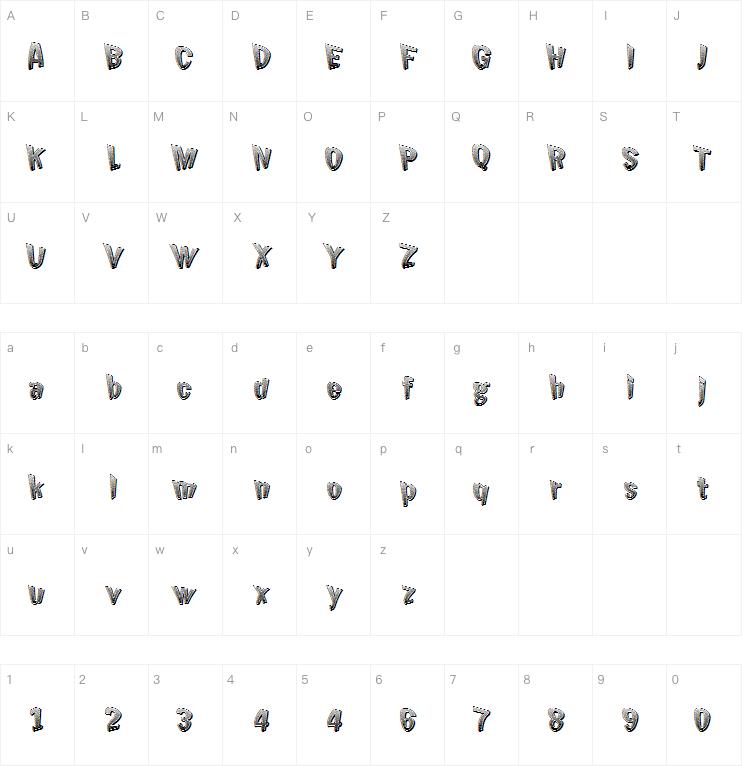 Chicken字体